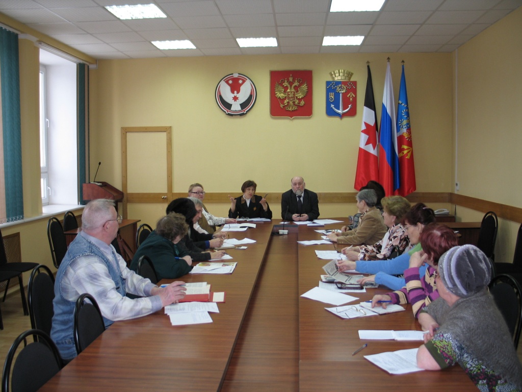 Президиум Воткинского совета ветеранов